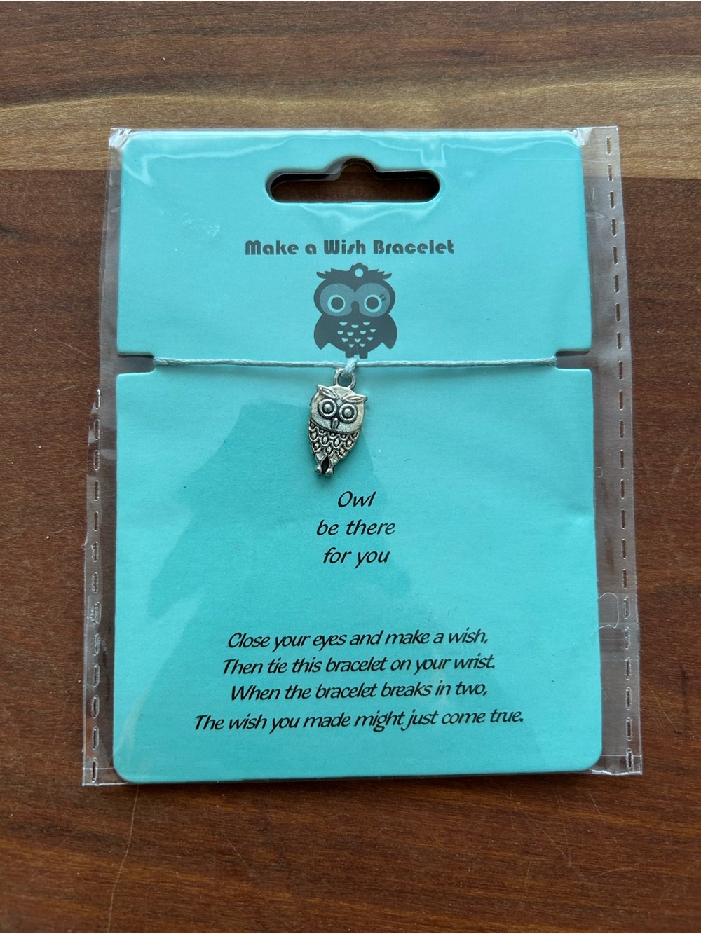 Make a Wish Bracelet Owl Charm - Silver Owl 🦉